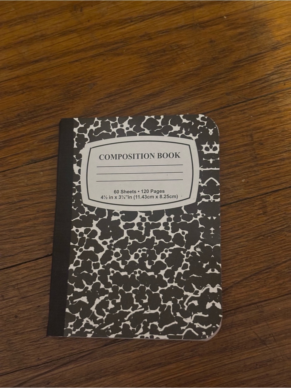 Black & White Composition Book Notebook